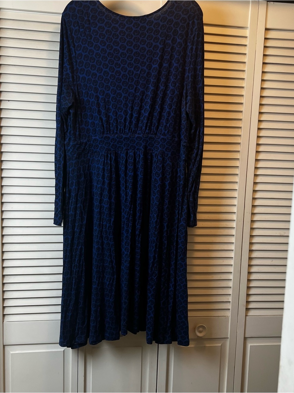 Boden Classic Navy Long-Sleeve Midi Dress - Navy